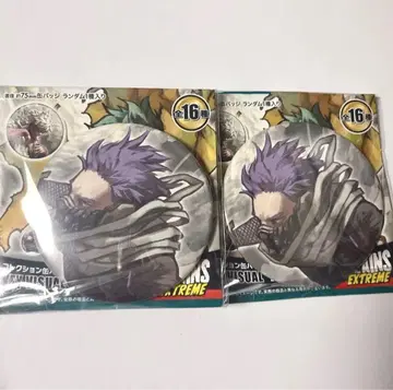 나의 히어로 아카데미아 원화전 캔뱃지 신소 히토시 2개 세트