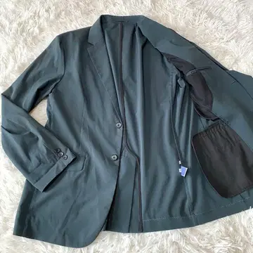GU 테일러드 자켓 XL 짙은 녹색 폴리에스테르 얇은 소재