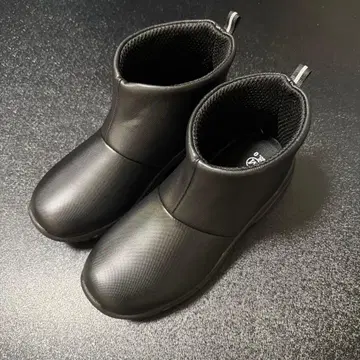 [ 거의 미사용품 ] 블랙 레인부츠 M (25.0 cm)