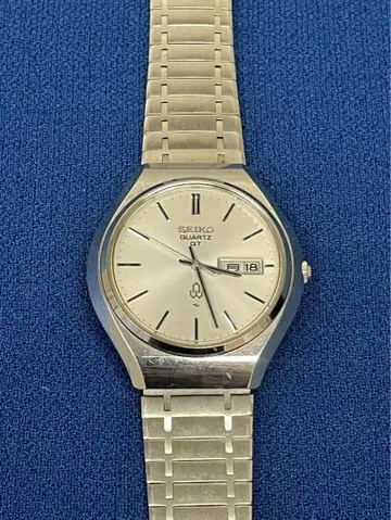 SEIKO QT 데이데이트 남성용 손목시계 정크