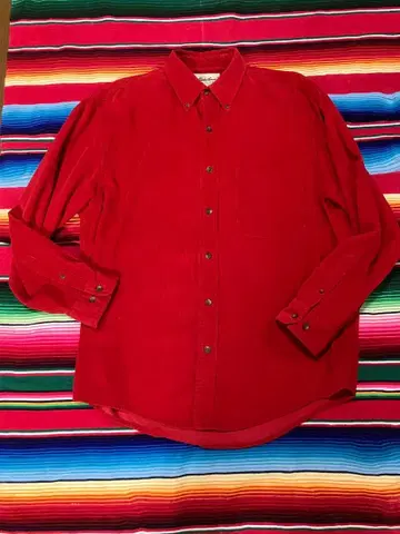 Eddie Bauer 에디바우어 코듀로이 셔츠 인기 있는 빨간색