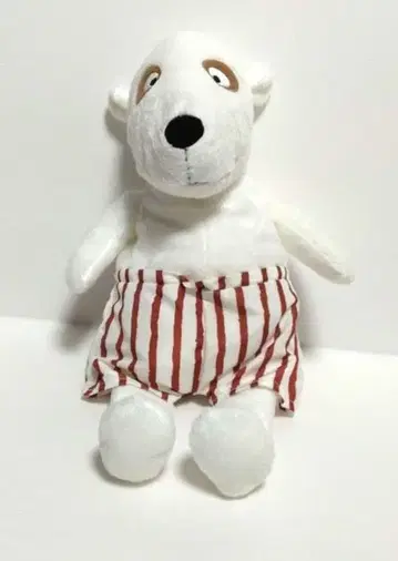 이케아 소프트 봉제 인형 화이트 강아지 인형 단종 IKEA