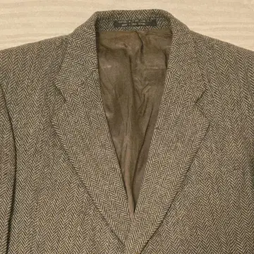 90s Harris Tweed 모 100% 테일러드 자켓 영국 트위드
