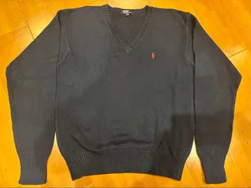 POLO 랄프 로렌 V넥 코튼 스웨터