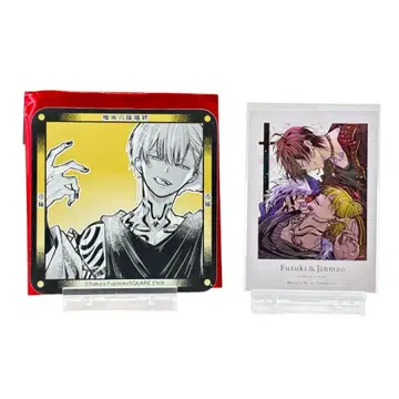 야츠메노온묘지 콜라보 카페 특전 코스터 미니 사진풍 카드 [진묘 후즈키]