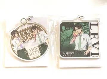 진격의 거인 리바이 한지 아크릴 키링 마리온 크레이프