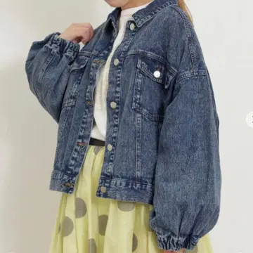 사만사 모스모스 케미컬 워시 데님 G 재킷