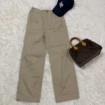 레어 FRAMeWORK 드로잉 치노 팬츠 36