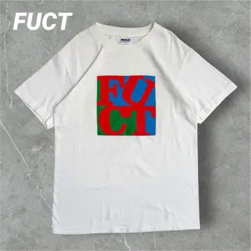 FUCT T셔츠 LOVE 패러디 화이트 즉시 완판 프린트 00s