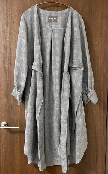 LA MINE DOR 글렌체크 트렌치풍 겉옷 한국 브랜드