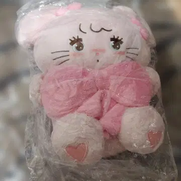 mikko 캐릭터 안아주는 리본 봉제 인형 캐미