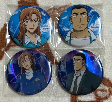 명탐정 코난 하이웨이의 타락천사 캔뱃지 치바야시 쥬고 묶음