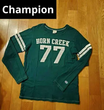 Champion HORN CREEK 77 긴팔 티셔츠 M 레어 T셔츠
