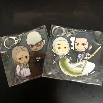 골든 카무이 츠루미&니카이도 시로이시&키로란케 아크릴 키링