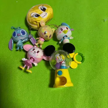 디즈니 미니 마우스 스티치 가챠가챠 세트