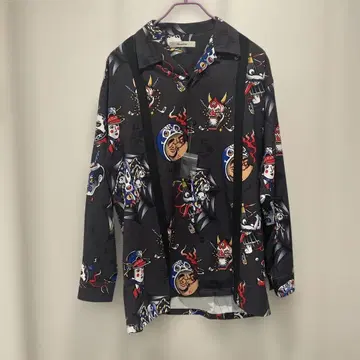 Russeluno 루차 패턴 긴팔 셔츠 골프 미사용