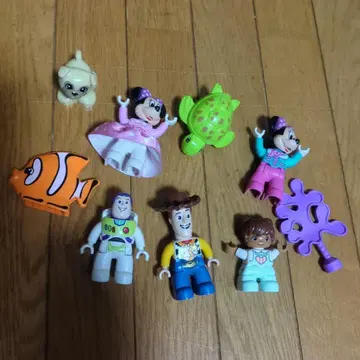 레고 듀플로 디즈니 인형 8개
