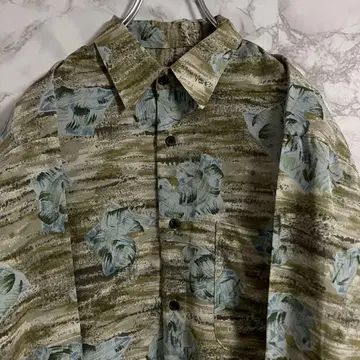 [ 디자인 셔츠 ] moellerise 폴리 셔츠 M 그린