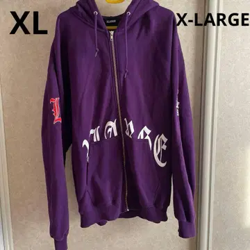 엑스라지 후드티 남성용 XL LL X-LARGE 보라색 퍼플