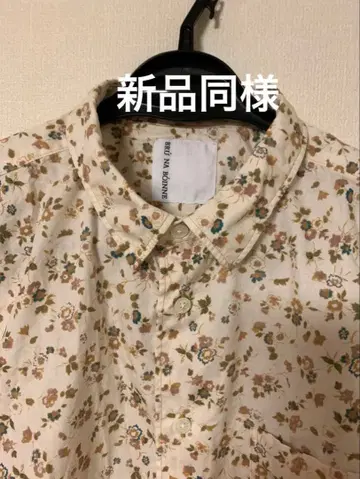 브루나보인 스트레이 플라워 셔츠 새상품급