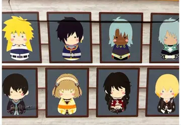 테일즈 fukubuku 봉제 인형 8개 세트