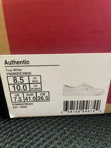Vans True White VN000EE3W00 8.5 US