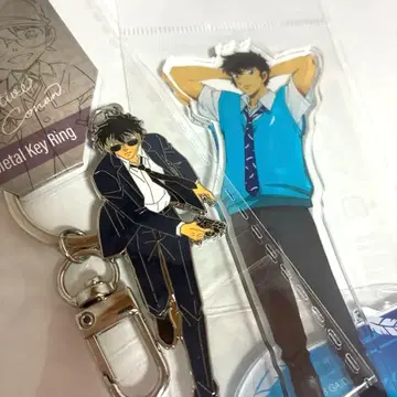 명탐정 코난 하이웨이의 타락천사 마츠다 진페이 아크릴 스탠드 메탈 키링