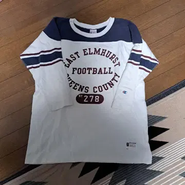 Champion 런태그 복각 풋볼 7부 소매