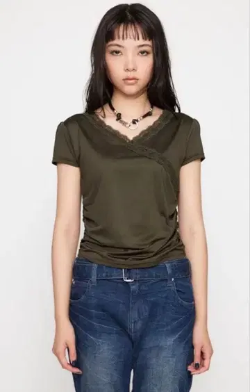 LAGUA GEM EDGE LACE COMPACT 상의