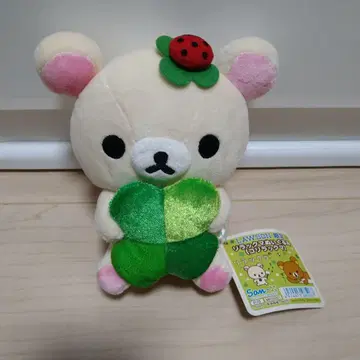 리락쿠마 코리락쿠마 봉제 인형 클로버 로손 한정판