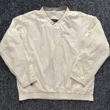 타이틀리스트 메쉬 스니드 블루종 골프웨어 아이보리 LL