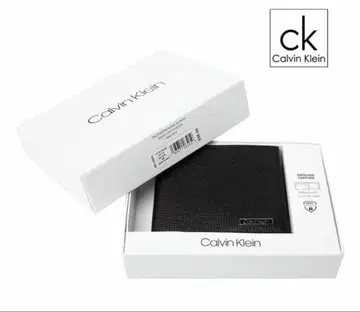 컨디션 최상 캘빈 클라인 접이식 지갑 블랙