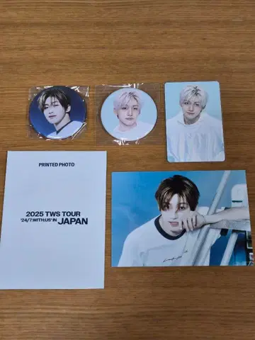 TWS 캔뱃지 Photo 포토 카드 JIHOON