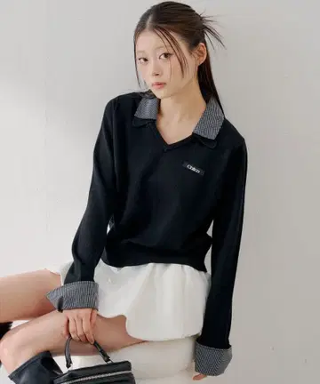 [이번 주말까지 판매(4/12까지)] Chico 셔츠 레이어드 V넥 니트