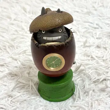 이웃집 토토로 탁상 시계 디오라마 도토리 속에서 스튜디오 지브리