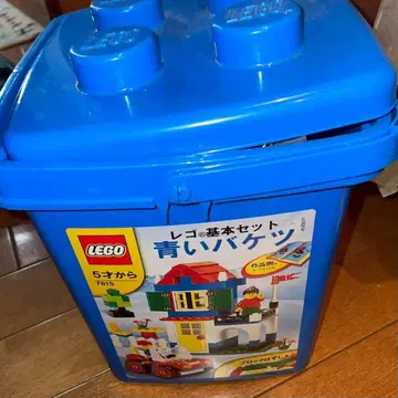 LEGO 기본 세트 파란색 통 7615 다양한 시리즈 포함