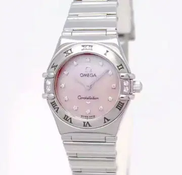 OMEGA Constellation 핑크 손목시계