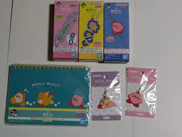 제일복권 별의 커비 키 커버 메탈 참 반지 노트