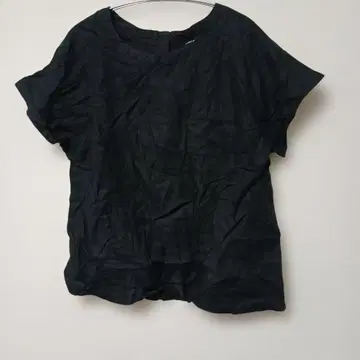 레이온 100% JONES NEW YORK 블랙 반팔 T셔츠 L 사이즈