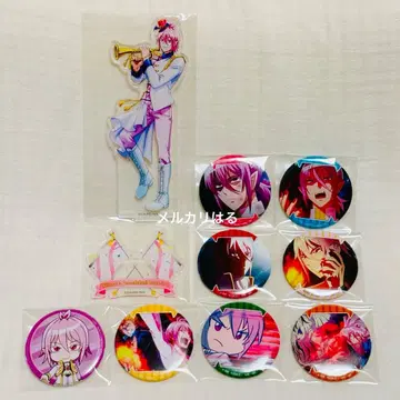 마계의 왕자! 이루마 군 아스모데우스 아리스 아크릴 스탠드 캔뱃지 세트