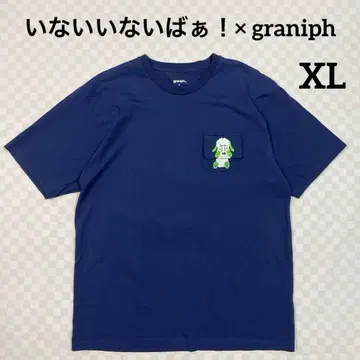 새상품급 이나이이나바! 완완 그라니프 T셔츠 XL 사이즈 네이비