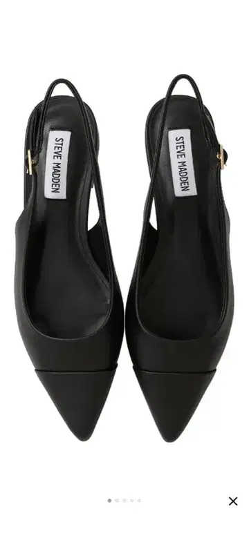 미사용 STEVE MADDEN 블랙 슬링백 펌프스 24.5