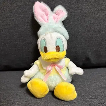 디즈니 스토어 도날드 봉제 인형 부활절 토끼 귀 파스텔