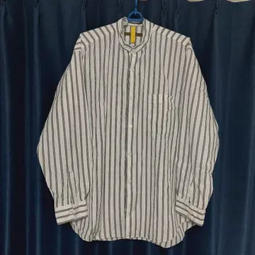 BENCH MARKING SHIRT 스트라이프 밴드 카라 셔츠 SHIPS