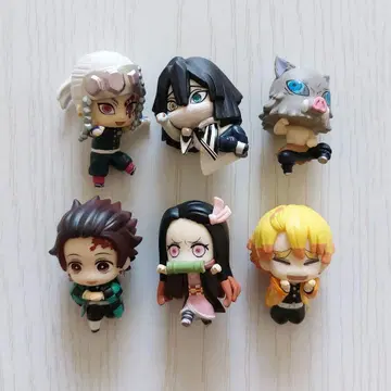 귀멸의 칼날 쪼꼬만 걸이 피규어 푸치 이구로 오바나이 탄지로 젠이츠 텐겐