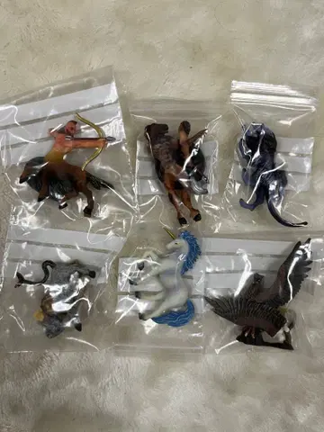 카바야 식완 세계의 신화 미노타우로스 외 색채판 6체 세트 개봉품