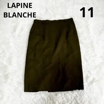 라핀 블랑슈 LAPINE BLANCHE 타이트 스커트 11 카키