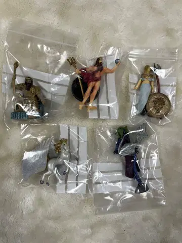 카바야 식완 세계의 신화 제우스 외 색채판 5체 세트 개봉품