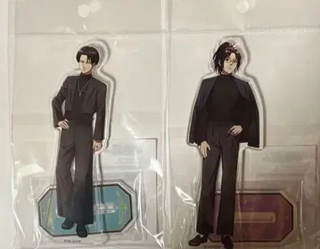 진격의 거인 리바이 한지 아크릴 스탠드 블랙 코디