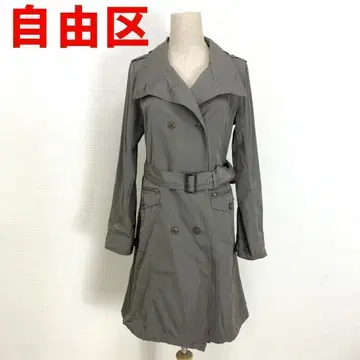 A1825 자유구 트렌치코트 자켓 안감 없음 벨트 포함 9